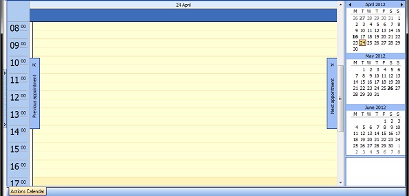 Action Calendar
